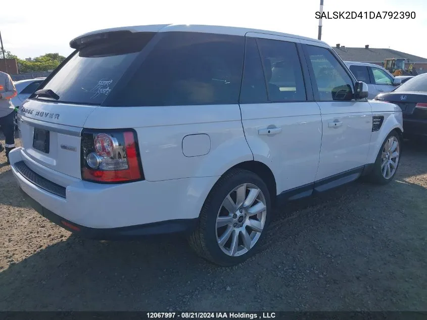 SALSK2D41DA792390 2013 Land Rover Range Rover Sport