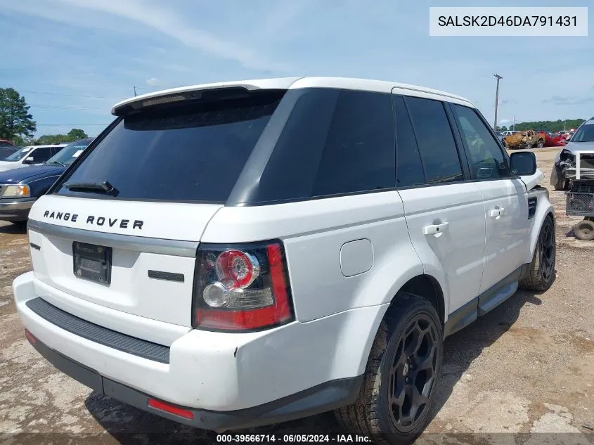 SALSK2D46DA791431 2013 Land Rover Range Rover Sport Hse