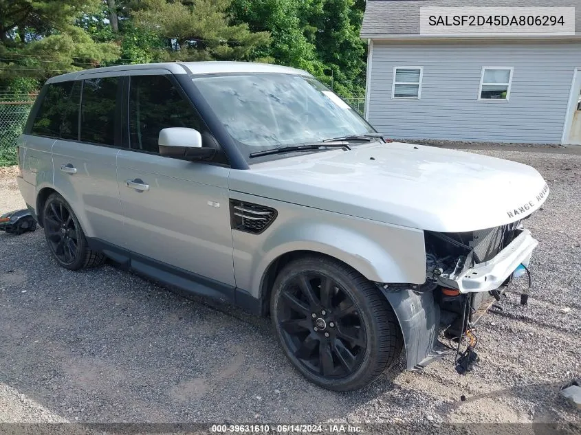 2013 Land Rover Range Rover Sport Hse VIN: SALSF2D45DA806294 Lot: 39631610