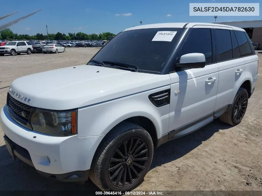 2013 Land Rover Range Rover Sport Hse VIN: SALSF2D45DA782630 Lot: 39645416