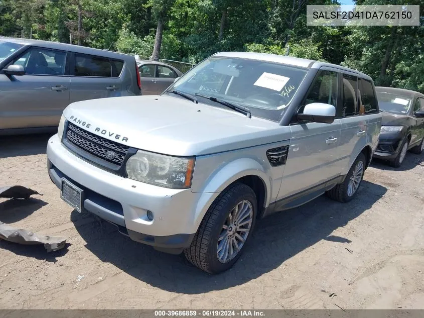 2013 Land Rover Range Rover Sport Hse VIN: SALSF2D41DA762150 Lot: 39686859