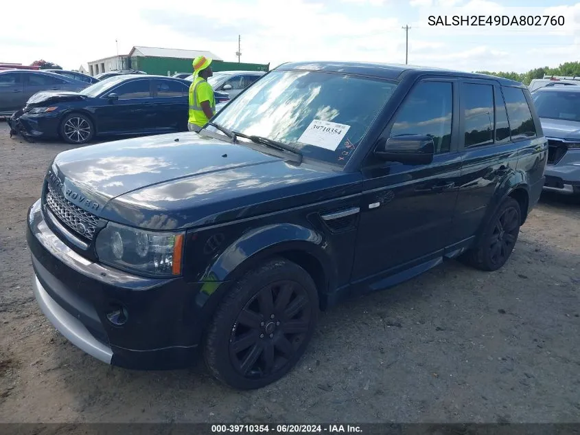 SALSH2E49DA802760 2013 Land Rover Range Rover Sport Supercharged