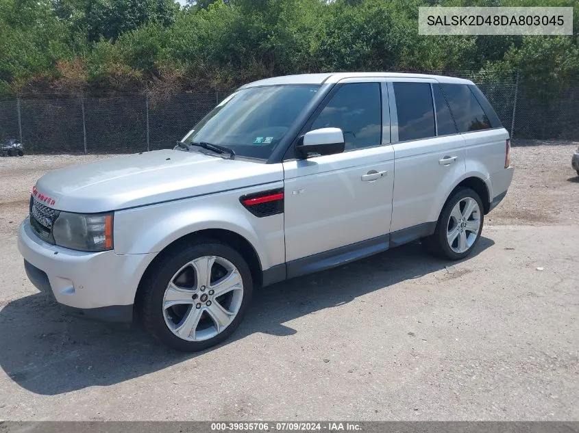 SALSK2D48DA803045 2013 Land Rover Range Rover Sport Hse