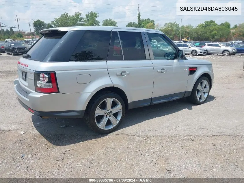 SALSK2D48DA803045 2013 Land Rover Range Rover Sport Hse