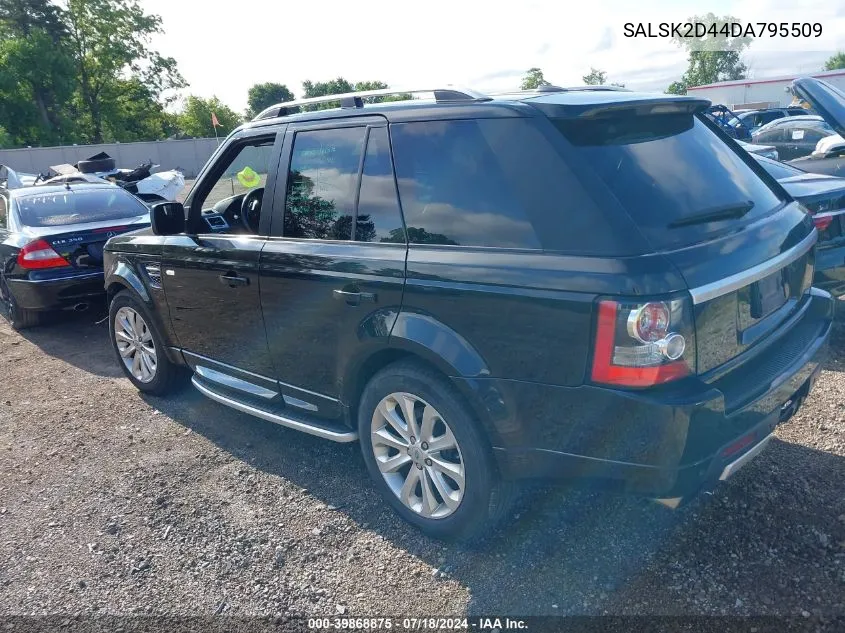 2013 Land Rover Range Rover Sport Lux VIN: SALSK2D44DA795509 Lot: 39868875