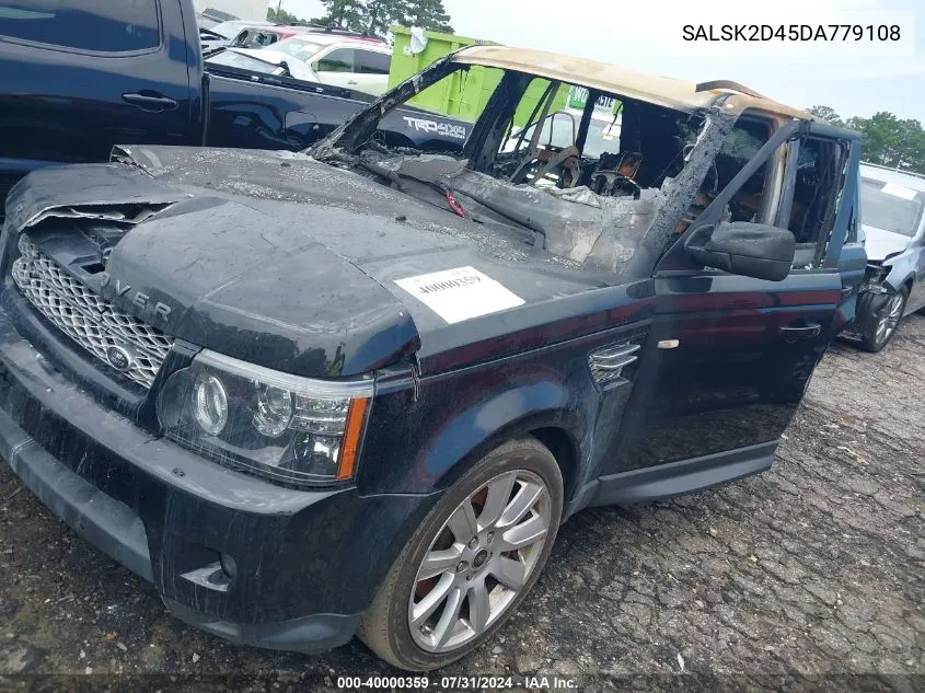 SALSK2D45DA779108 2013 Land Rover Range Rover Sport Hse