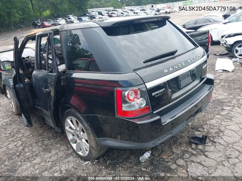 SALSK2D45DA779108 2013 Land Rover Range Rover Sport Hse