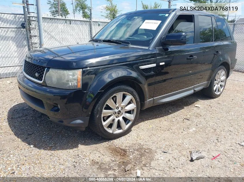 SALSK2D4XDA768119 2013 Land Rover Range Rover Sport Hse