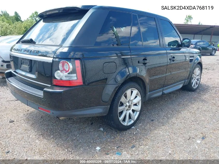 SALSK2D4XDA768119 2013 Land Rover Range Rover Sport Hse