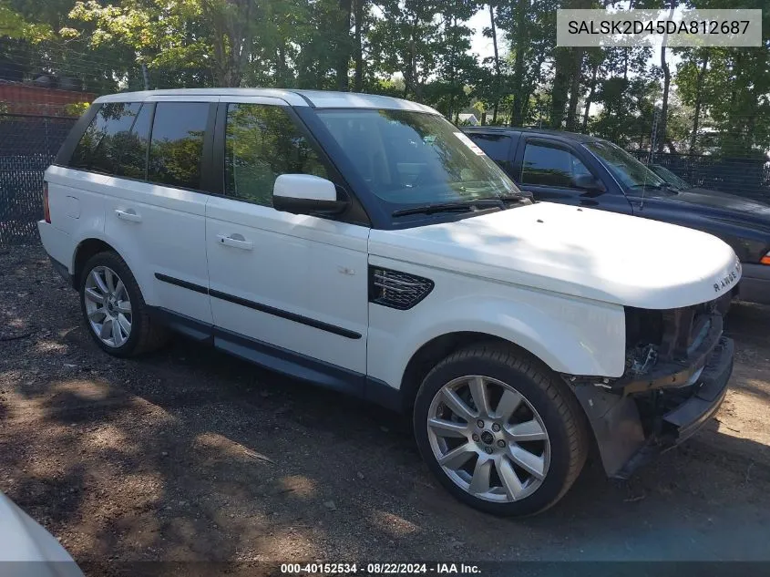 SALSK2D45DA812687 2013 Land Rover Range Rover Sport Hse