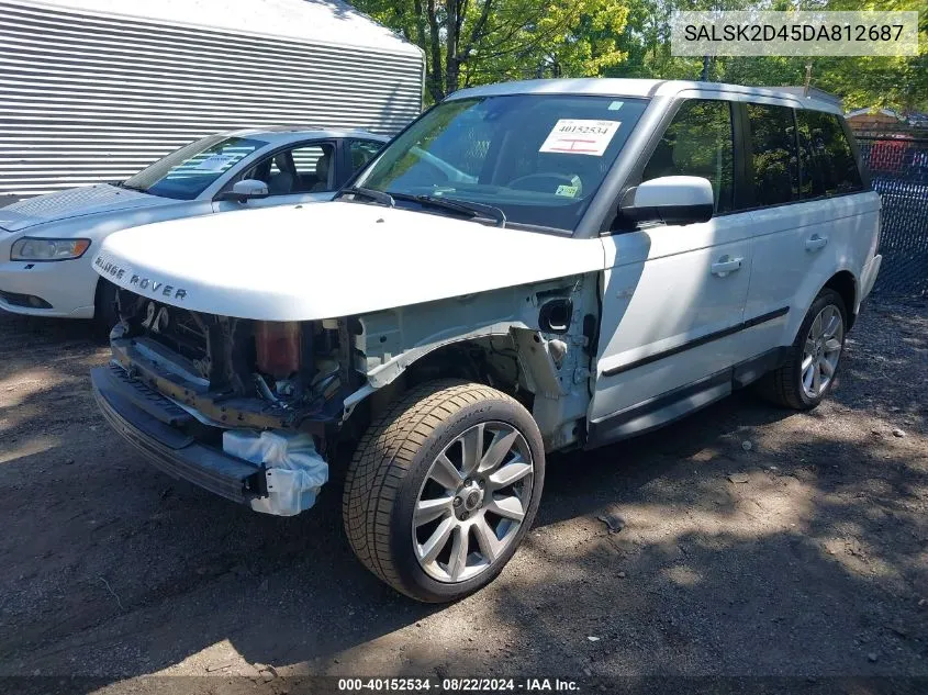 SALSK2D45DA812687 2013 Land Rover Range Rover Sport Hse