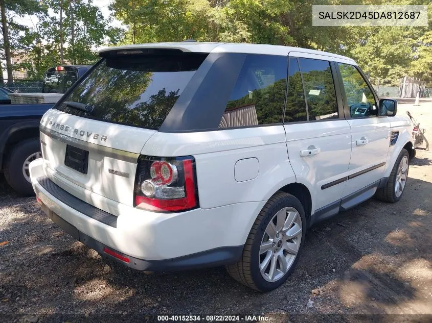 SALSK2D45DA812687 2013 Land Rover Range Rover Sport Hse