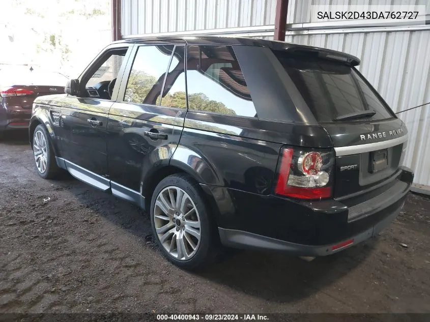 SALSK2D43DA762727 2013 Land Rover Range Rover Sport Hse