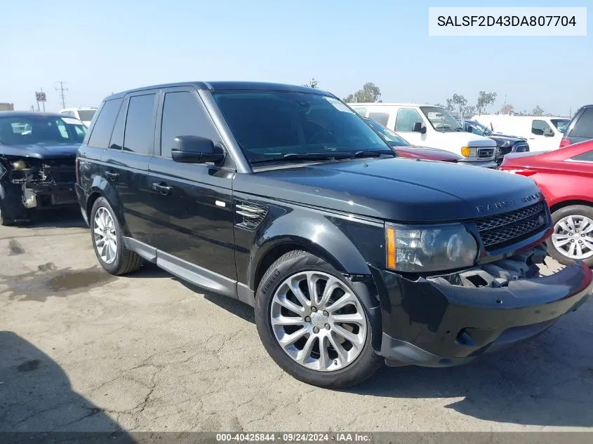 2013 Land Rover Range Rover Sport Hse VIN: SALSF2D43DA807704 Lot: 40425844