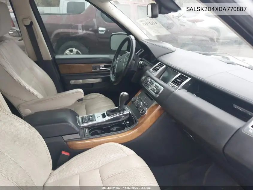 SALSK2D4XDA770887 2013 Land Rover Range Rover Sport Hse