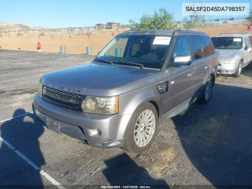 SALSF2D45DA798357 2013 Land Rover Range Rover Sport Hse