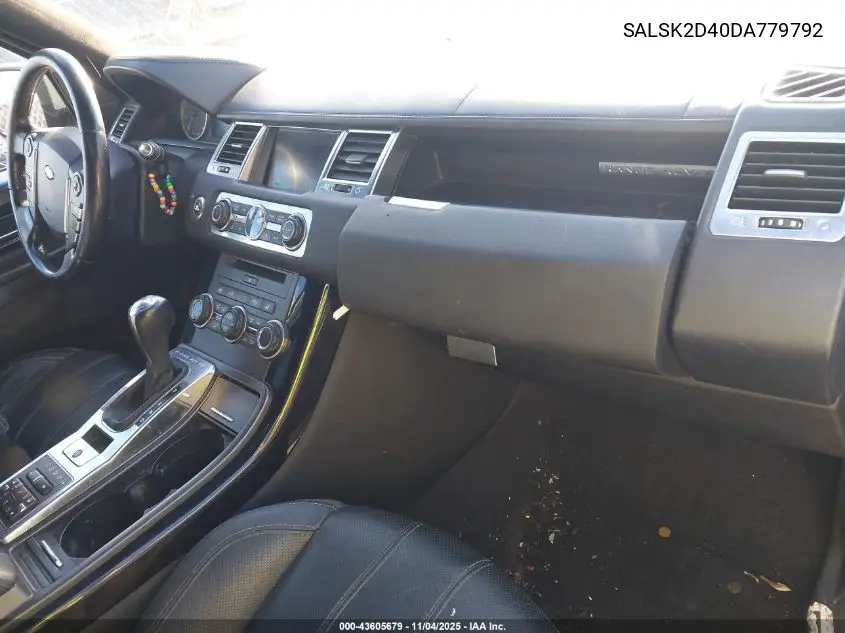 SALSK2D40DA779792 2013 Land Rover Range Rover Sport Hse