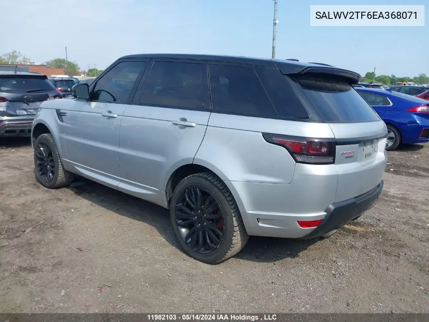 SALWV2TF6EA368071 2014 Land Rover Range Rover Sport