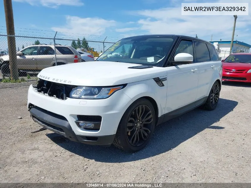 SALWR2WF3EA329342 2014 Land Rover Range Rover Sport Hse