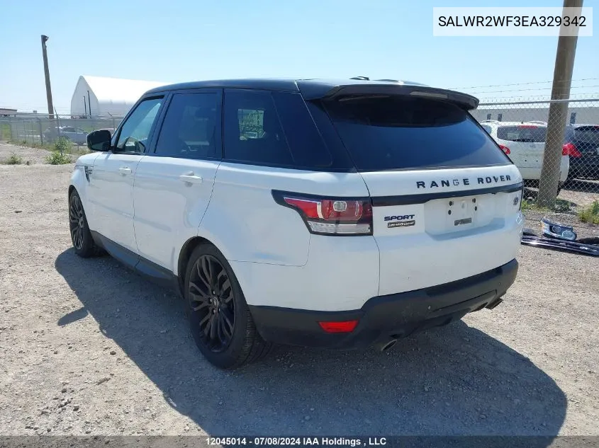 SALWR2WF3EA329342 2014 Land Rover Range Rover Sport Hse