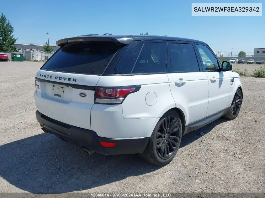 SALWR2WF3EA329342 2014 Land Rover Range Rover Sport Hse