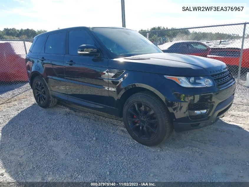 2014 Land Rover Range Rover Sport Hse VIN: SALWR2WF3EA376967 Lot: 37975140