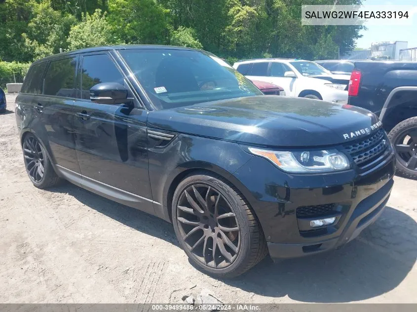 SALWG2WF4EA333194 2014 Land Rover Range Rover Sport 3.0L V6 Supercharged Hse/3.0L V6 Supercharged Se