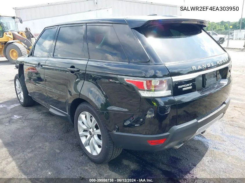 2014 Land Rover Range Rover Sport 5.0L V8 Supercharged VIN: SALWR2EF4EA303950 Lot: 39558738