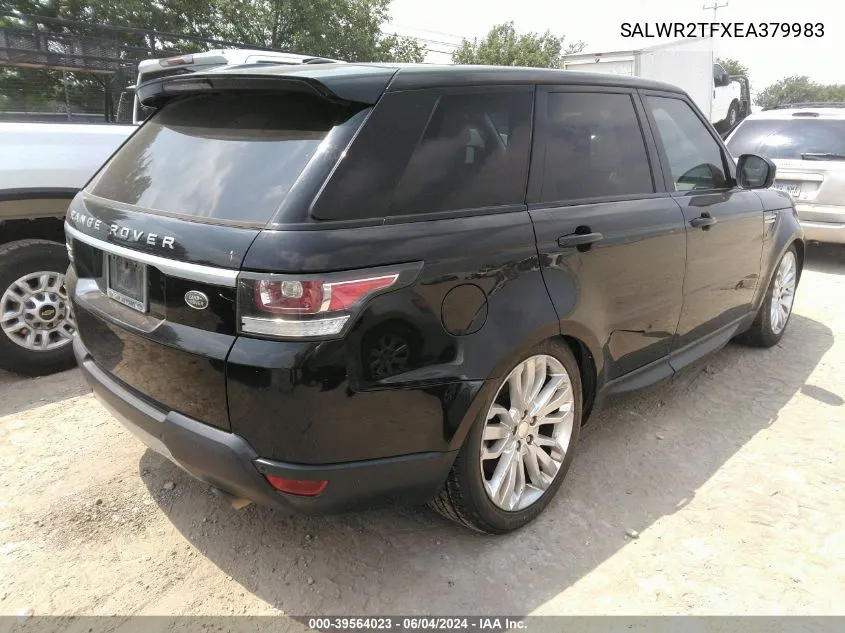 2014 Land Rover Range Rover Sport 5.0L V8 Supercharged VIN: SALWR2TFXEA379983 Lot: 39564023