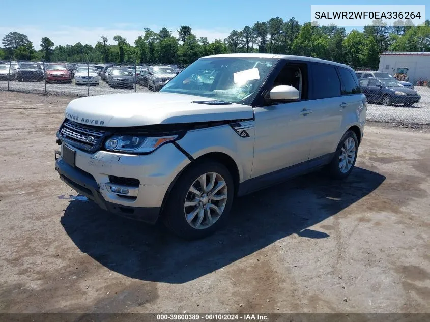 SALWR2WF0EA336264 2014 Land Rover Range Rover Sport 3.0L V6 Supercharged Hse