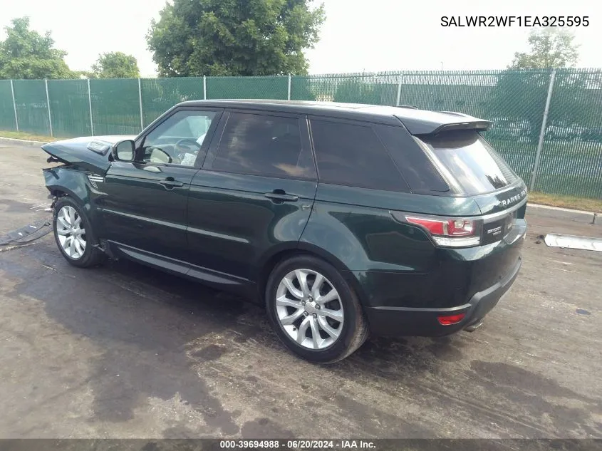 SALWR2WF1EA325595 2014 Land Rover Range Rover Sport 3.0L V6 Supercharged Hse