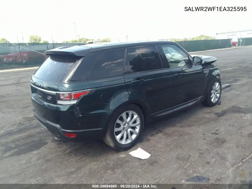 SALWR2WF1EA325595 2014 Land Rover Range Rover Sport 3.0L V6 Supercharged Hse