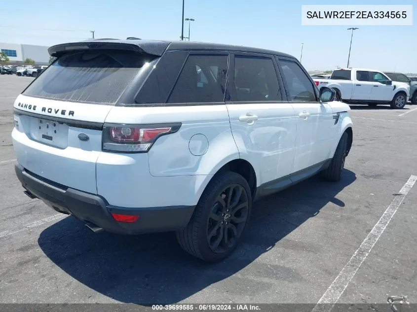 2014 Land Rover Range Rover Sport 5.0L V8 Supercharged VIN: SALWR2EF2EA334565 Lot: 39699585