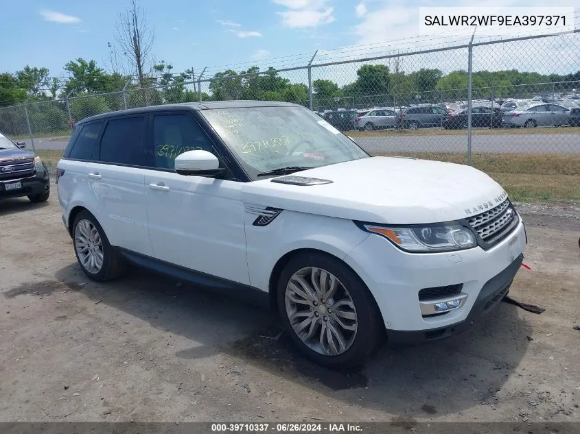 2014 Land Rover Range Rover Sport 3.0L V6 Supercharged Hse VIN: SALWR2WF9EA397371 Lot: 39710337