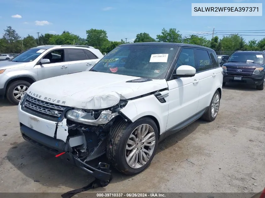 2014 Land Rover Range Rover Sport 3.0L V6 Supercharged Hse VIN: SALWR2WF9EA397371 Lot: 39710337