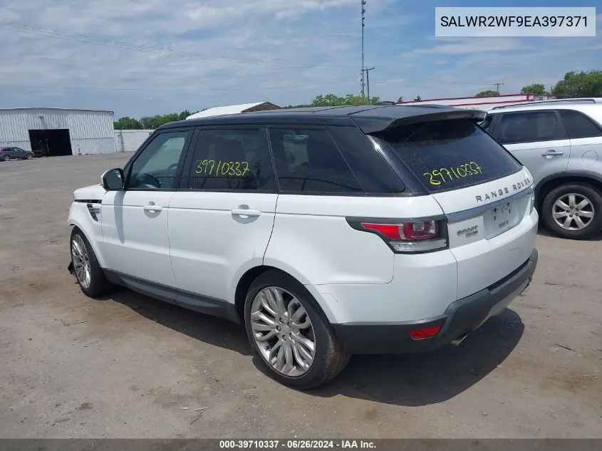 2014 Land Rover Range Rover Sport 3.0L V6 Supercharged Hse VIN: SALWR2WF9EA397371 Lot: 39710337