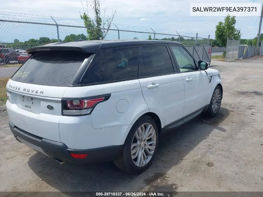 2014 Land Rover Range Rover Sport 3.0L V6 Supercharged Hse VIN: SALWR2WF9EA397371 Lot: 39710337