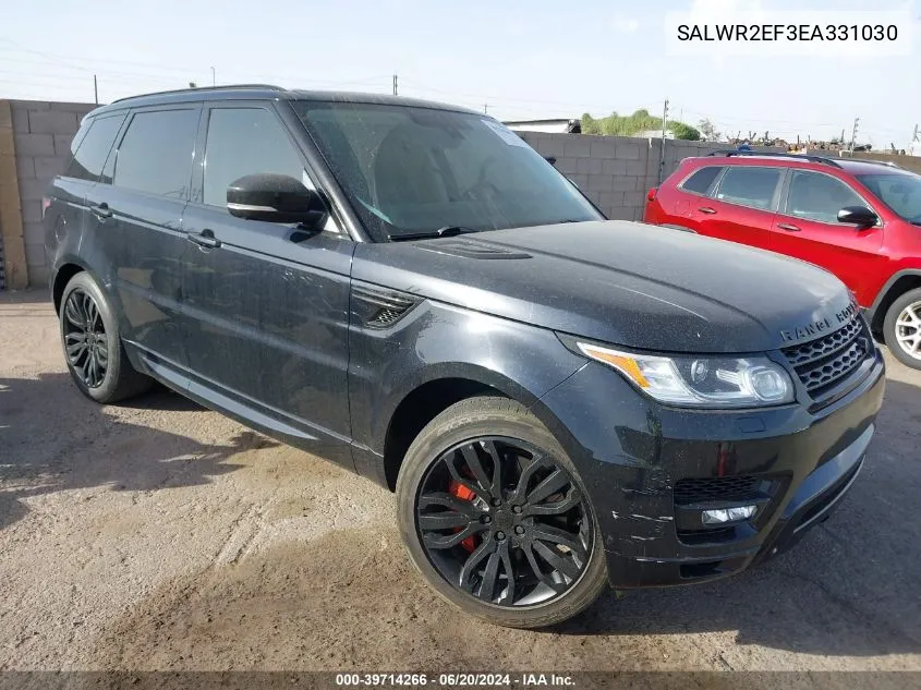 2014 Land Rover Range Rover Sport 5.0L V8 Supercharged VIN: SALWR2EF3EA331030 Lot: 39714266