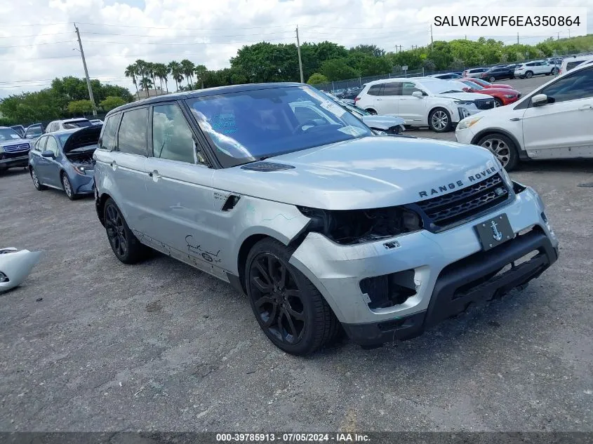 SALWR2WF6EA350864 2014 Land Rover Range Rover Sport 3.0L V6 Supercharged Hse