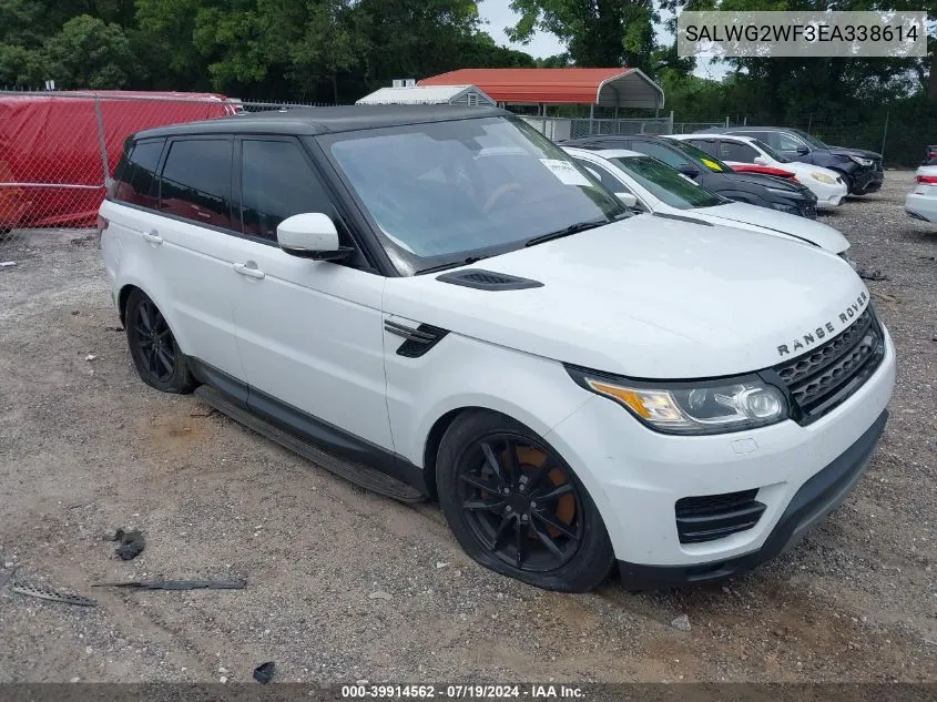 2014 Land Rover Range Rover Sport 3.0L V6 Supercharged Hse/3.0L V6 Supercharged Se VIN: SALWG2WF3EA338614 Lot: 39914562