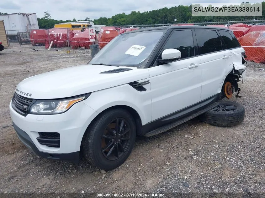 2014 Land Rover Range Rover Sport 3.0L V6 Supercharged Hse/3.0L V6 Supercharged Se VIN: SALWG2WF3EA338614 Lot: 39914562