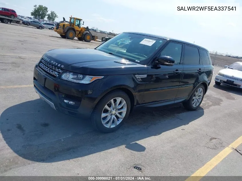 2014 Land Rover Range Rover Sport 3.0L V6 Supercharged Hse VIN: SALWR2WF5EA337541 Lot: 39998021