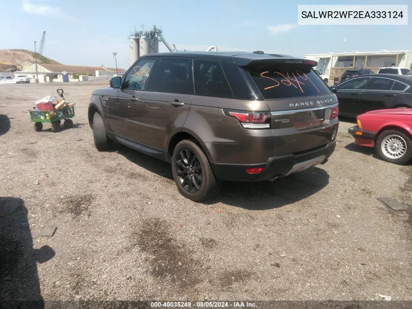 SALWR2WF2EA333124 2014 Land Rover Range Rover Sport Hse