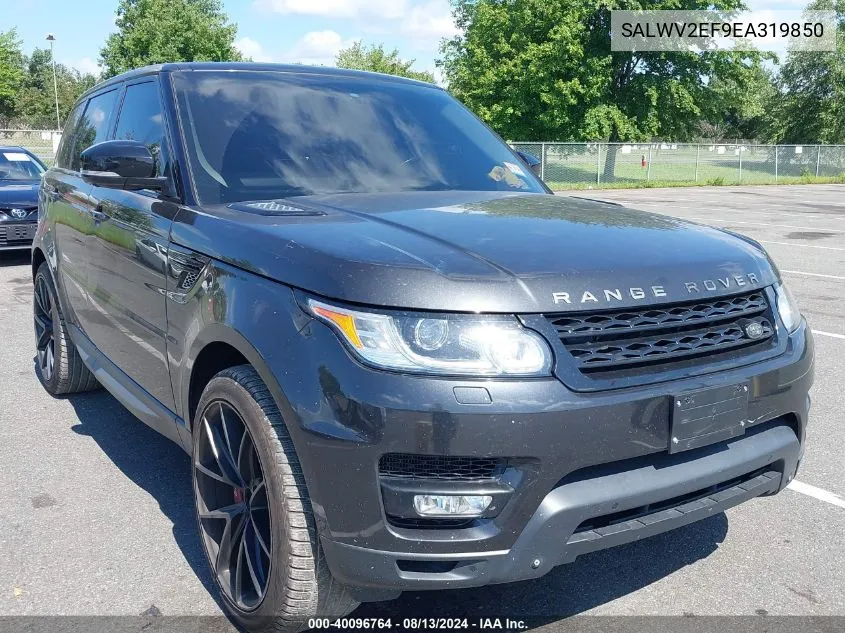 2014 Land Rover Range Rover Sport Autobiography VIN: SALWV2EF9EA319850 Lot: 40096764