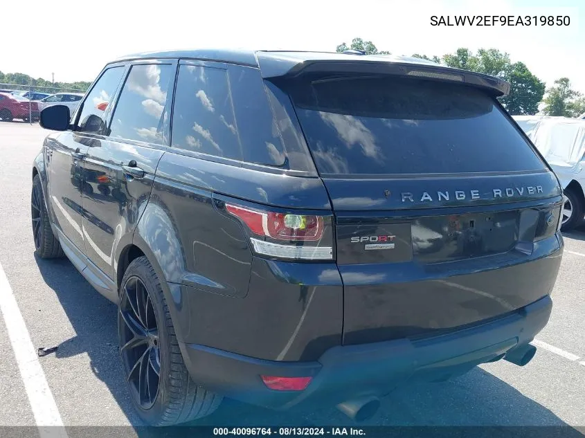 2014 Land Rover Range Rover Sport Autobiography VIN: SALWV2EF9EA319850 Lot: 40096764