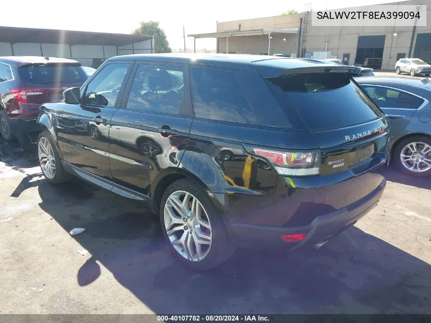 2014 Land Rover Range Rover Sport 5.0L V8 Supercharged Autobiography VIN: SALWV2TF8EA399094 Lot: 40107782