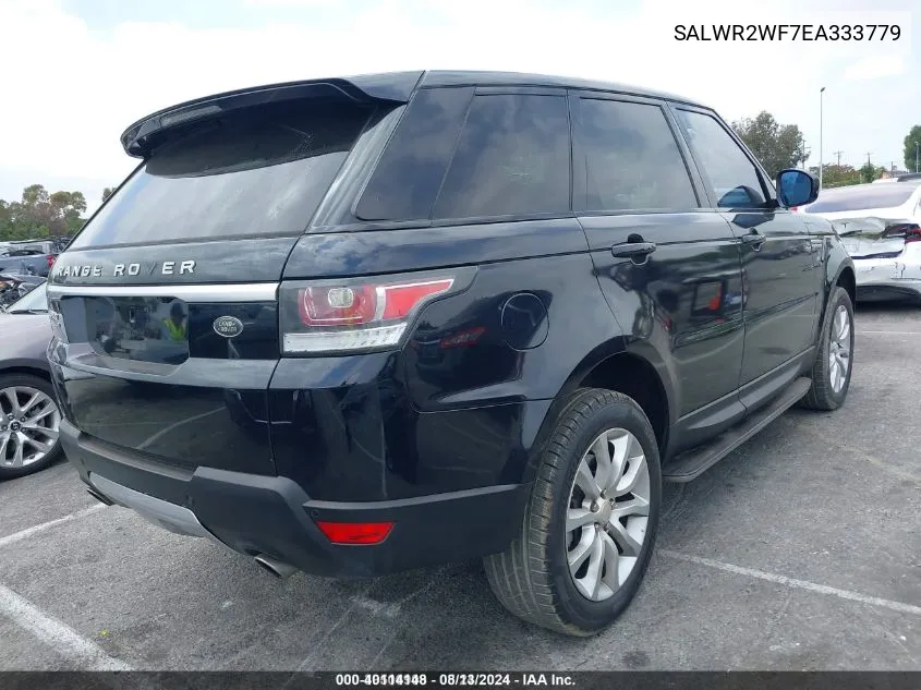 SALWR2WF7EA333779 2014 Land Rover Range Rover Sport 3.0L V6 Supercharged Hse