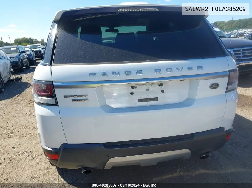 2014 Land Rover Range Rover Sport 5.0L V8 Supercharged VIN: SALWR2TF0EA385209 Lot: 40285687