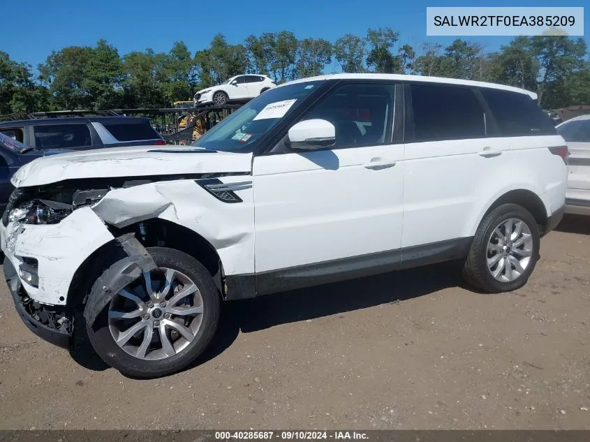 2014 Land Rover Range Rover Sport 5.0L V8 Supercharged VIN: SALWR2TF0EA385209 Lot: 40285687