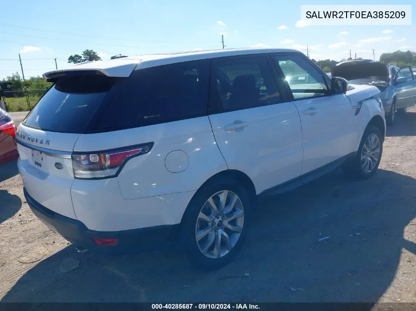 2014 Land Rover Range Rover Sport 5.0L V8 Supercharged VIN: SALWR2TF0EA385209 Lot: 40285687